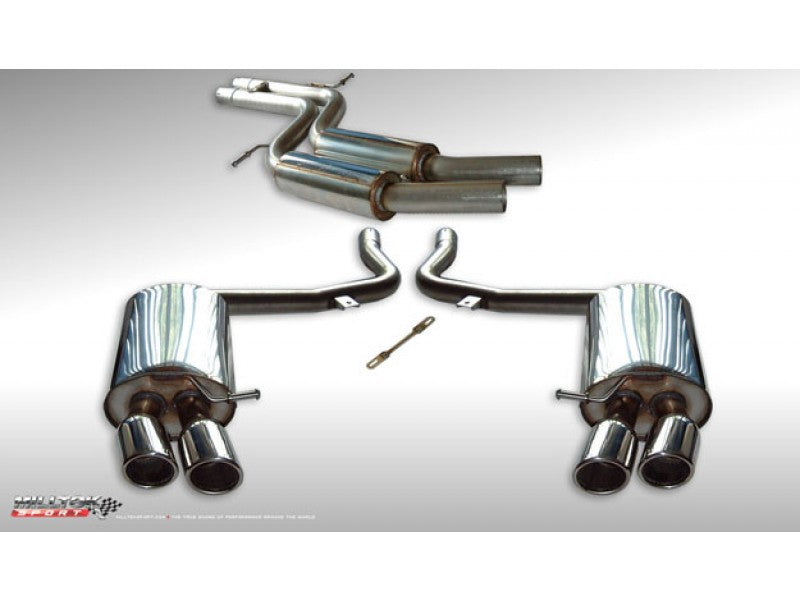 Milltek Cat Back Resonated Exhaust - 80mm Jet Quad Tips - S5 Coupé 4.2 V8 quattro