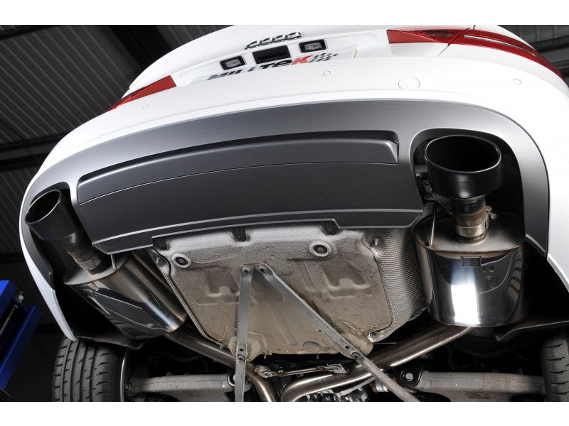 Milltek Cat Back Resonated Exhaust - Black Oval Tips - B8 S4 Sedan & S5 Sportback 3.0T quattro