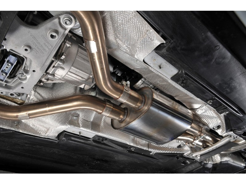 Milltek Cat Back Resonated Exhaust - Black Oval Tips - B8 S4 Sedan & S5 Sportback 3.0T quattro