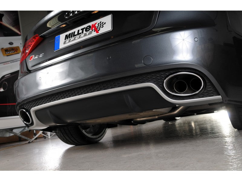 Milltek Cat Back Resonated Down pipes & Resonated Center Muffler - RS5