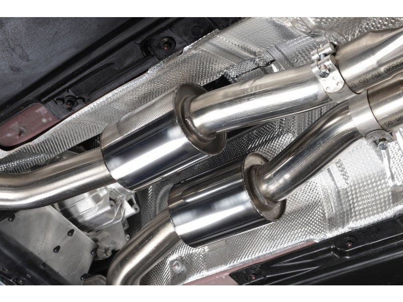 Milltek Cat Back Resonated Down pipes & Non Resonated Center Muffler - RS4 B8 4.2 FSI quattro Avant