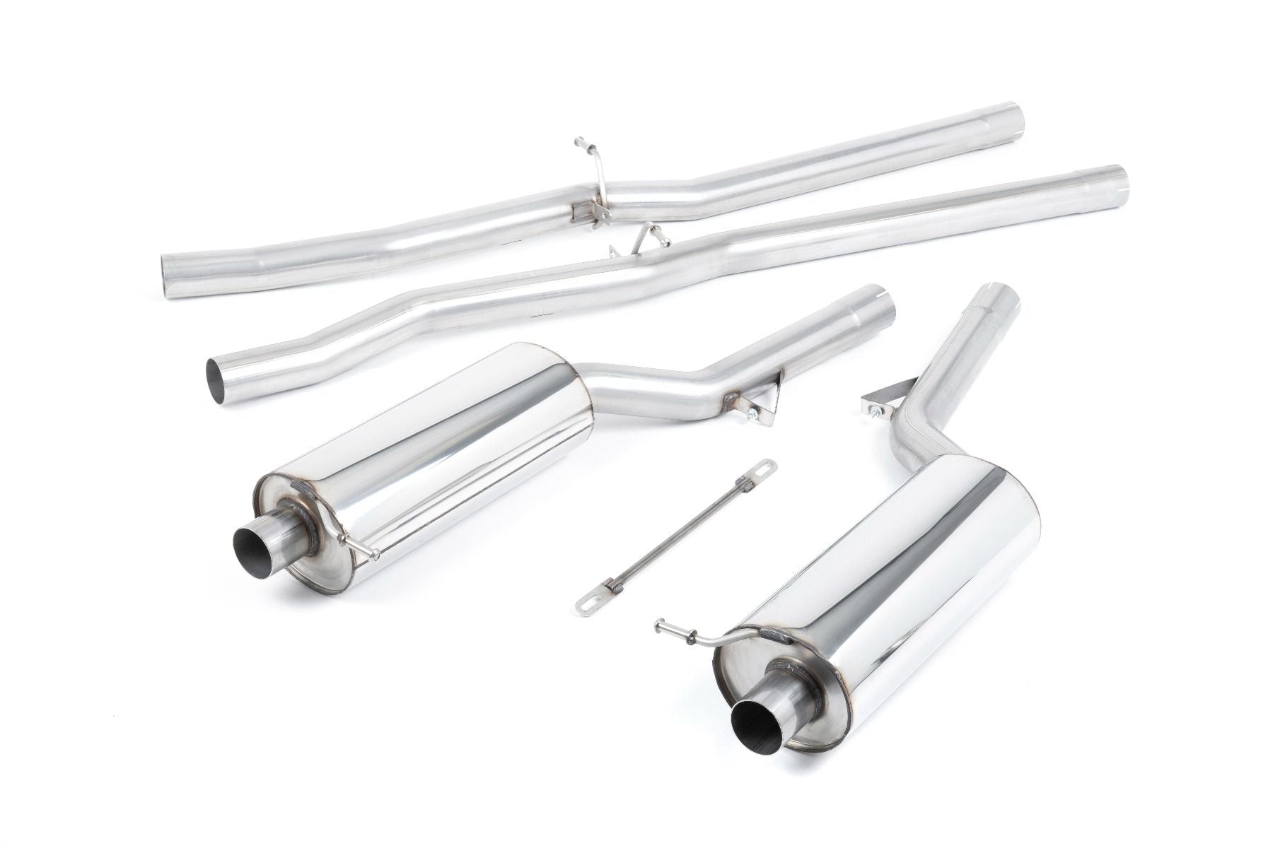 Milltek Cat Back Non Resonated Exhaust - Polished Oval Tips - RS6 C5 V8 Bi-Turbo Saloon & Avant