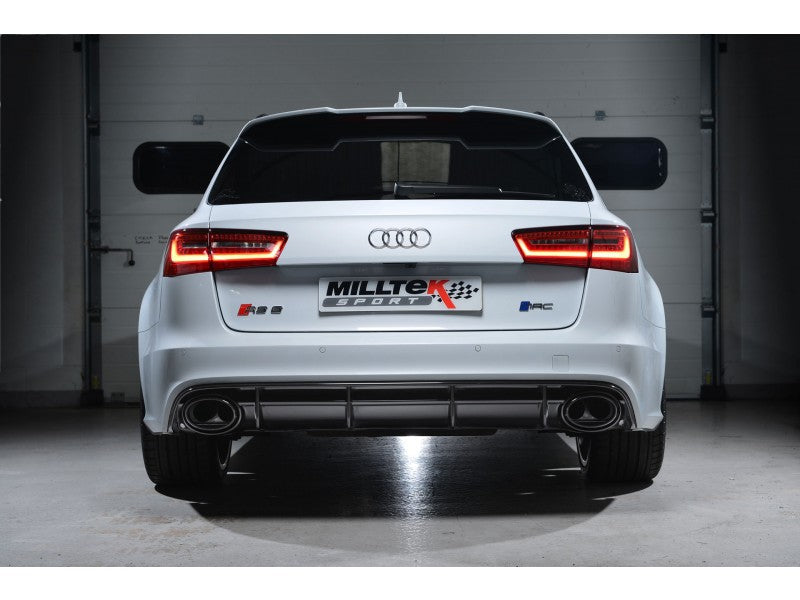 Milltek Cat Back Resonated Exhaust - RS6 / RS7 4.0 TFSI biturbo