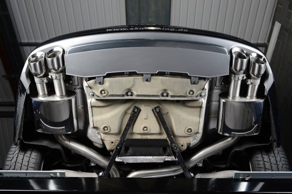 Milltek Resonated Valvesonic Cat Back Exhaust With Polished Silver Tips - Audi S6 / S7 Sportback 4.0 TFSI Quattro