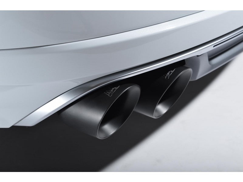 Milltek Non-Resonated Cat Back Exhaust With Cerakote Black Tips  - Audi S8 4.0 TFSI Quattro Tiptronic