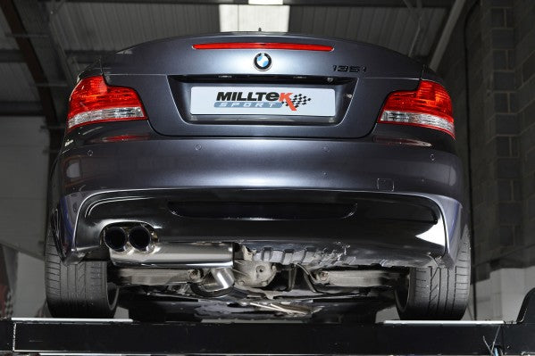 Milltek Resonated Secondary Cat Back Exhaust - BMW 135i Coupe & Cabriolet N54/N55