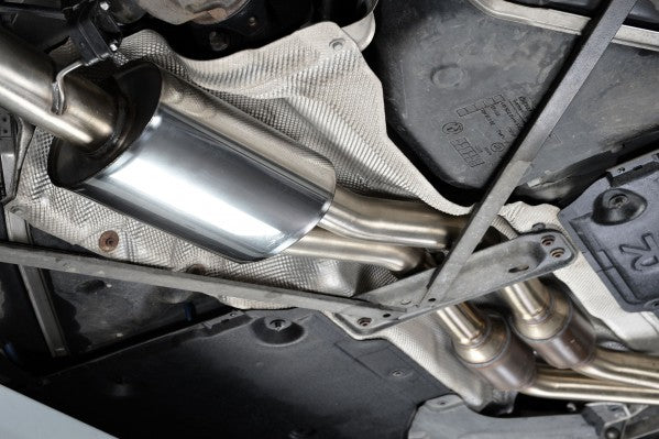 Milltek Non-Resonated Turbo-back Exhaust with Secondary Hi-Flow Sports Cats - BMW 135i Coupe & Cabriolet N55