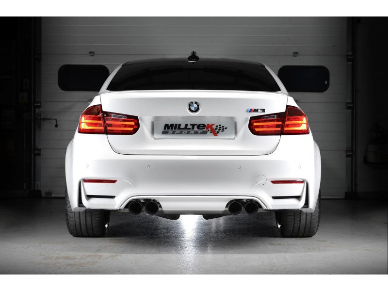 Milltek Cat Back Exhaust With Polished Tips - BMW M3 (F80) / M4 (F82)