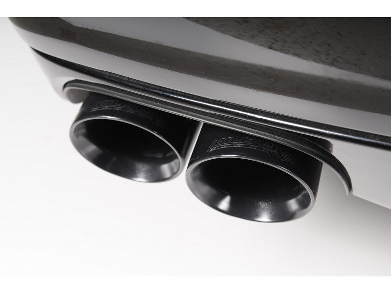 Milltek 2.75" Euro / Resonated Cat Back System - Quad 100mm GT Cerakote Black Tips - Panamera Turbo & Turbo S