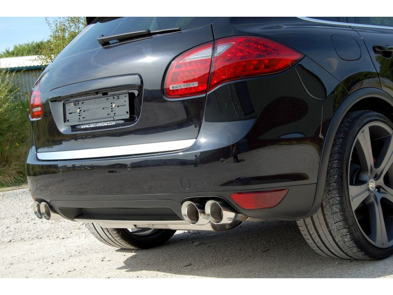 Milltek Non Resonated 2.76" Cat Back Exhaust - Quad 100mm GT Tips - Cayenne 958 Turbo