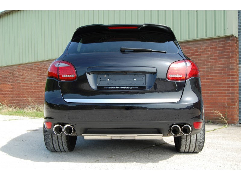 Milltek Non Resonated 2.76" Cat Back Exhaust - Quad 100mm GT Tips - Cayenne 958 Turbo