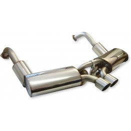 Milltek 2.13" Cat Back Exhaust - Exc. Rear Catalysts - Twin 90mm Polished Tips - Cayman S / Boxster S