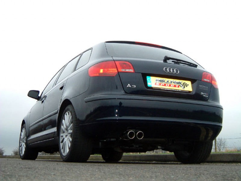 Milltek Non Resonated Cat Back - A3 2.0T 2WD & MK5 GTI