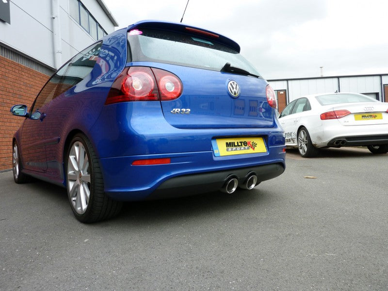 Milltek Non Resonated Cat Back Exhaust - MK5 Golf R32