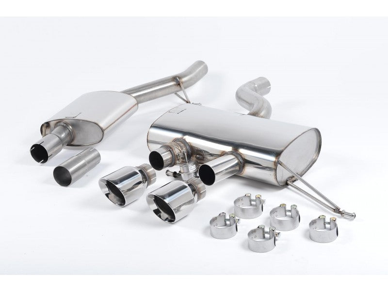 Milltek 2.75" Resonated Cat Back Exhaust - Polished Tips - MK6 Golf R