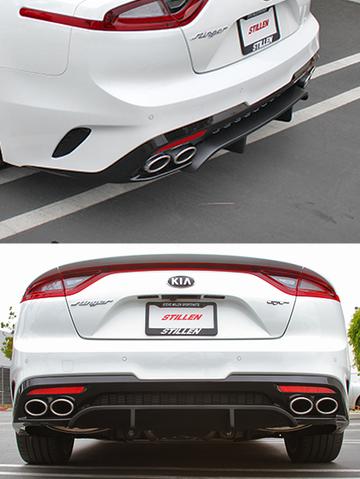 STILLEN REAR DIFFUSER: 18-19 KIA STINGER GT RWD/AWD - UNPAINTED