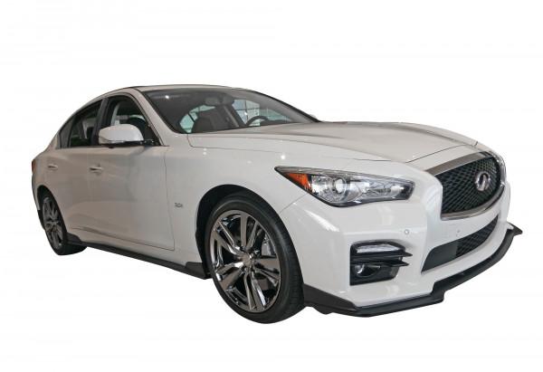 2014-2017 INFINITI Q50 SIDE SKIRTS [MATTE BLACK] - KB11228MB