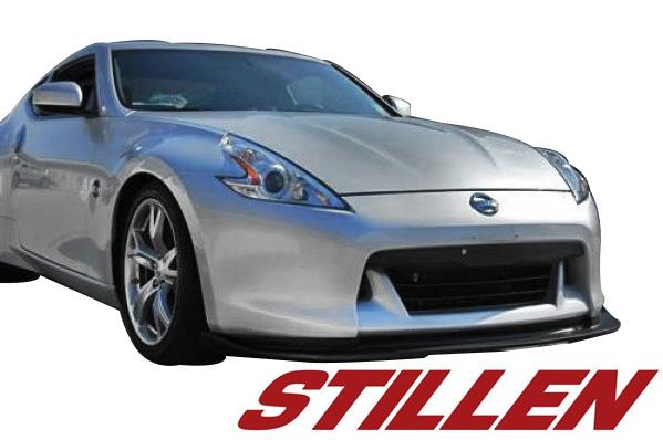 STILLEN FRONT SPLITTER 09-12 370Z - MATTE BLACK ( STOCK FASCIA ) - 0