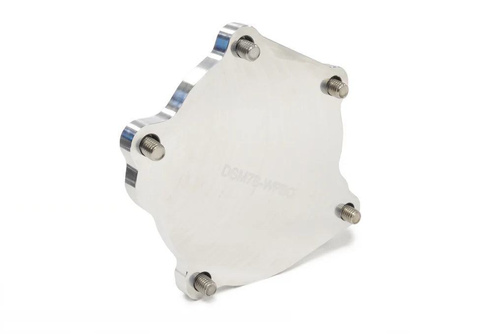 STM Water Pump Block Off Plate for 2G DSM / Evo 1-3 (DSM7B-WPBO) - 0