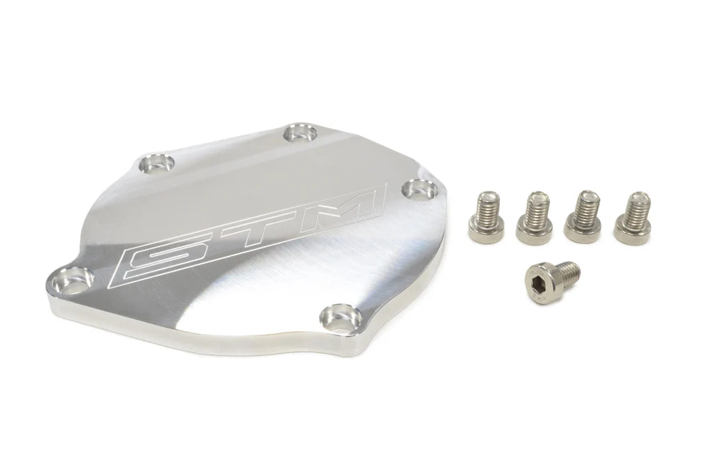 STM Water Pump Block Off Plate for Evo 4-7 (EVO47-WPBO) - 0