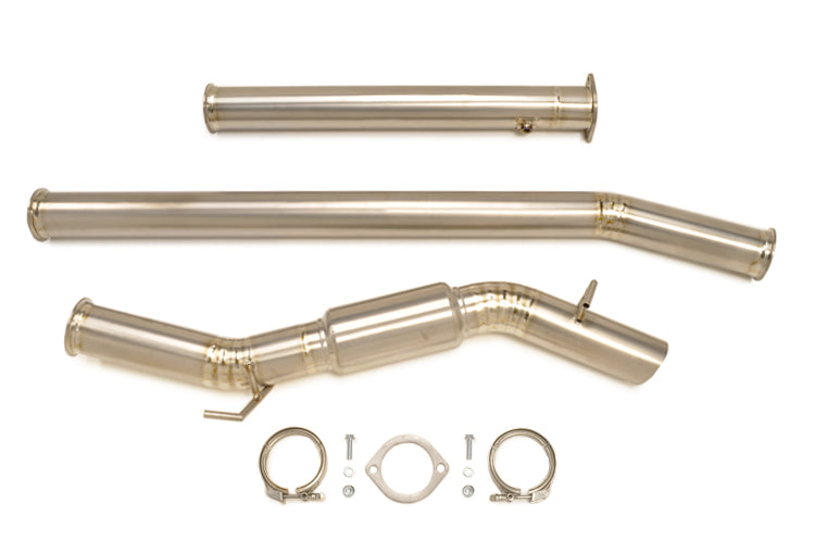 STM Evo 7/8/9 Titanium V-Band 3.5in Exhaust for FF 6870 Turbo Kit