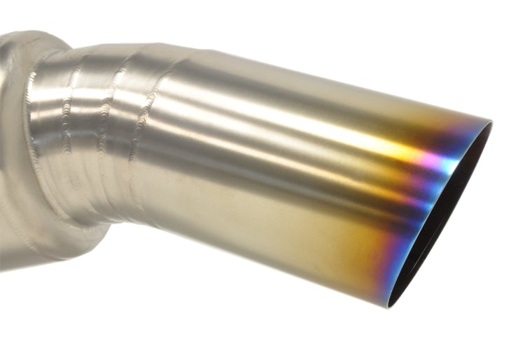 STM Evo X Titanium Single Exit Cat-Back Exhaust