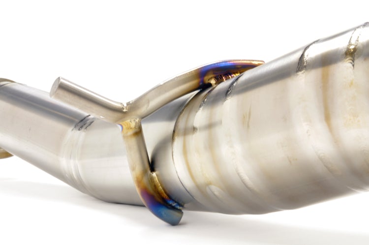 STM Evo X Titanium Single Exit Cat-Back Exhaust