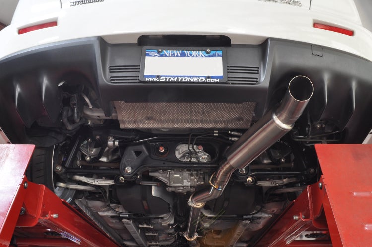 STM Evo X Titanium Single Exit Cat-Back Exhaust