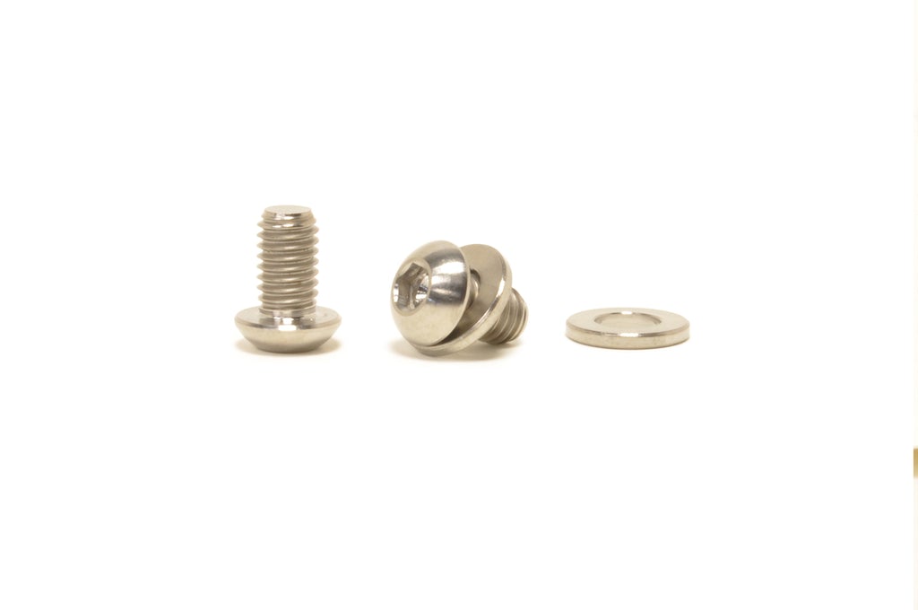 STM Titanium Bolts & Flat Washers (M6-1 x 10mm) - 0