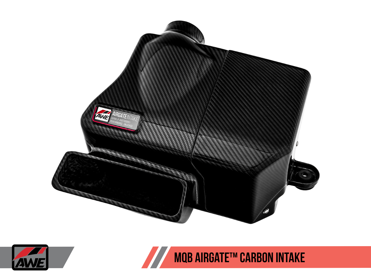 AWE AirGate™ Carbon Intake for Audi / VW MQB (1.8T / 2.0T) - With Lid