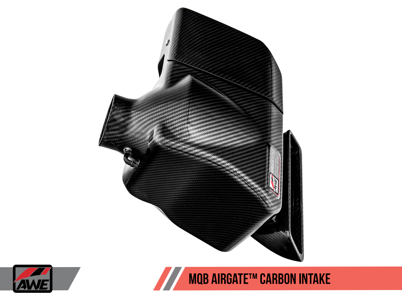 AWE AirGate™ Carbon Intake for Audi / VW MQB (1.8T / 2.0T) - With Lid