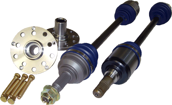 DSS Subaru 2002-2007 Impreza WRX (GD) 900HP Rear Axle/Hub kit (R160 Differential)