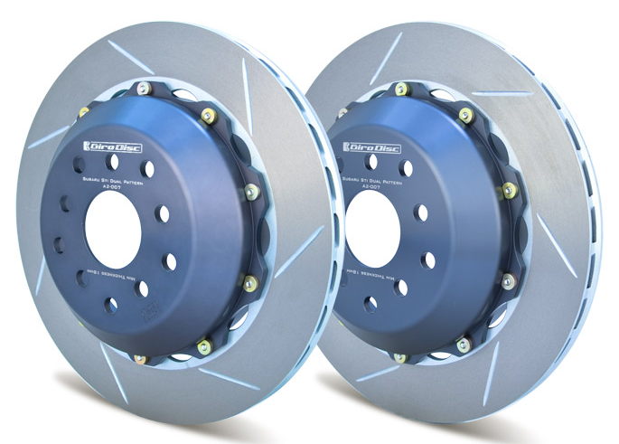 Girodisc Rear 2pc Floating Rotors for 04-07 STi