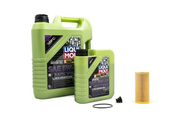 Liqui Moly Molygen 5W/40 Oil Service Kit For MK6 Jetta/GLI 2.0T (Gen 3)