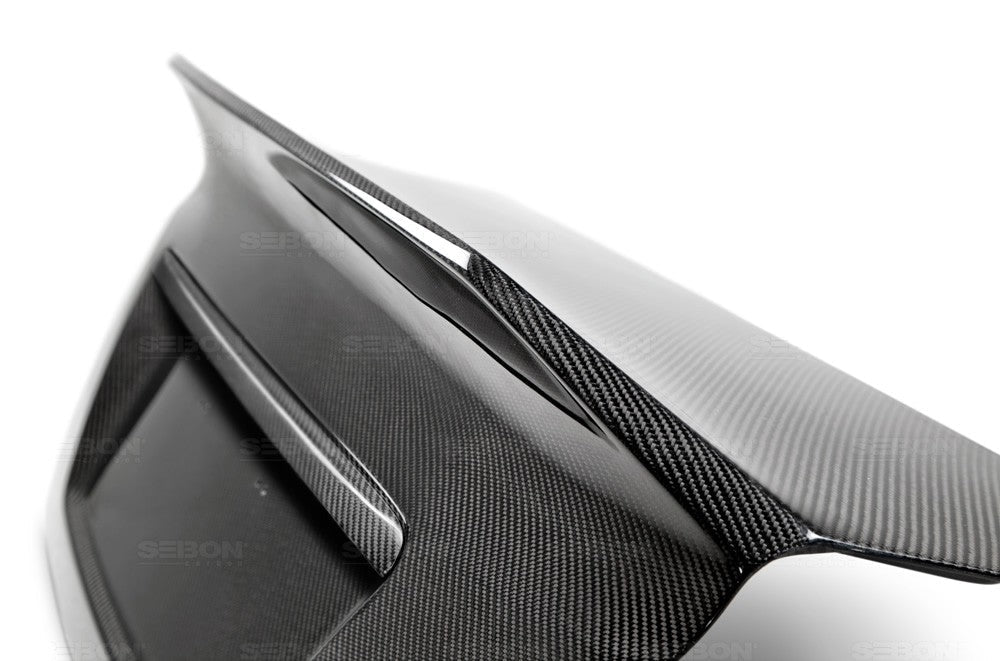 C-Style Carbon Fiber Trunk Lid For 2015-2021 Subaru WRX/STi