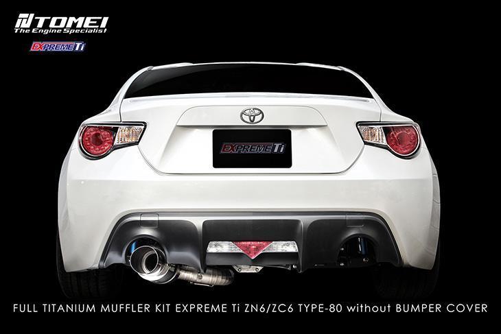 Tomei Expreme Ti Titanium Catback Exhaust System Subaru BRZ 2013-2016