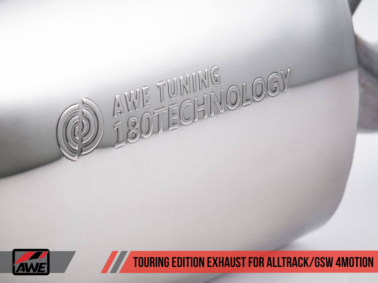 AWE Touring Edition Exhaust for VW Golf Alltrack / Sportwagen 4Motion - Diamond Black Tips