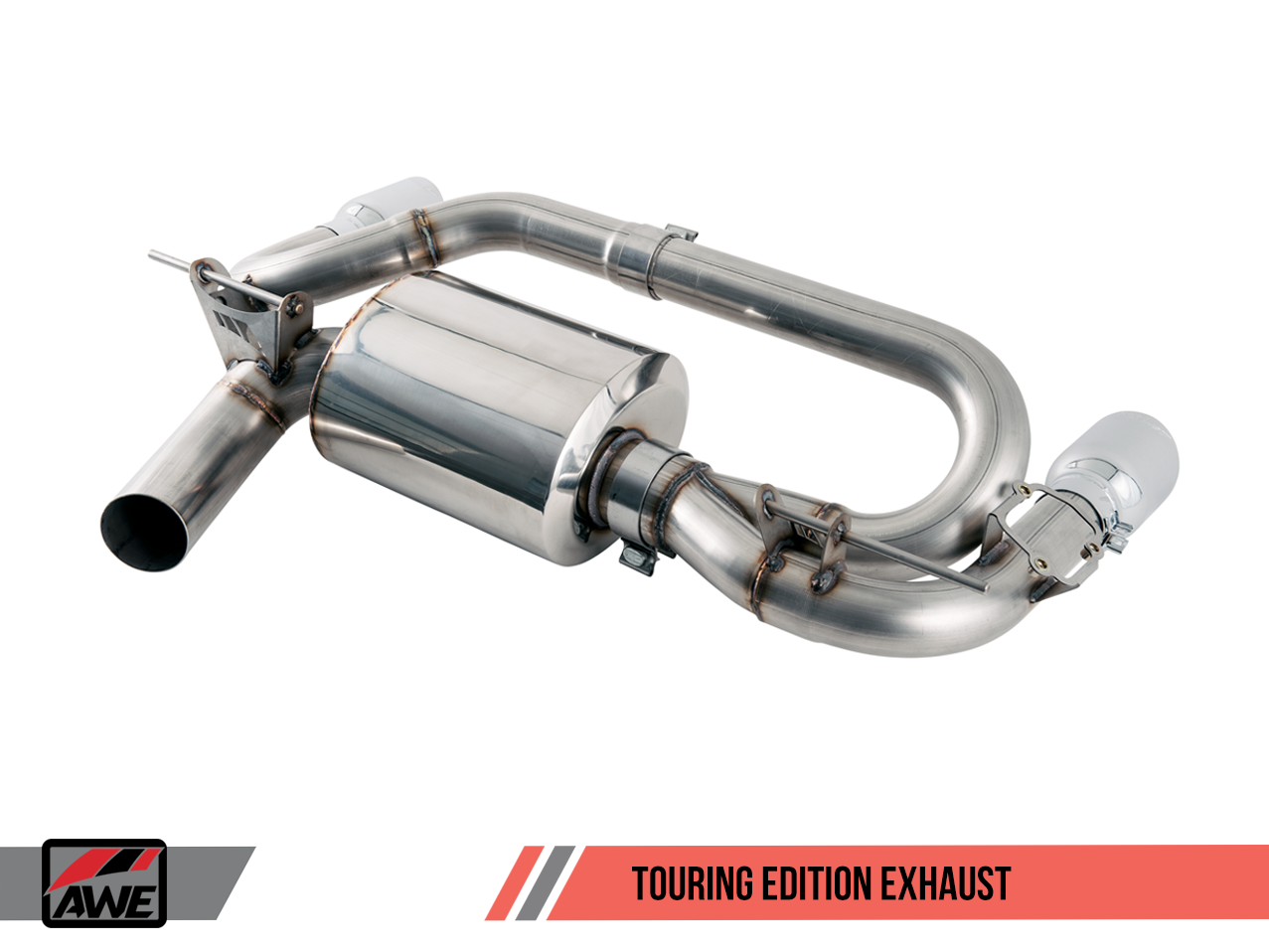 AWE Touring Edition Axle-back Exhaust for BMW F22 M235i / M240i - Diamond Black Tips (102mm)