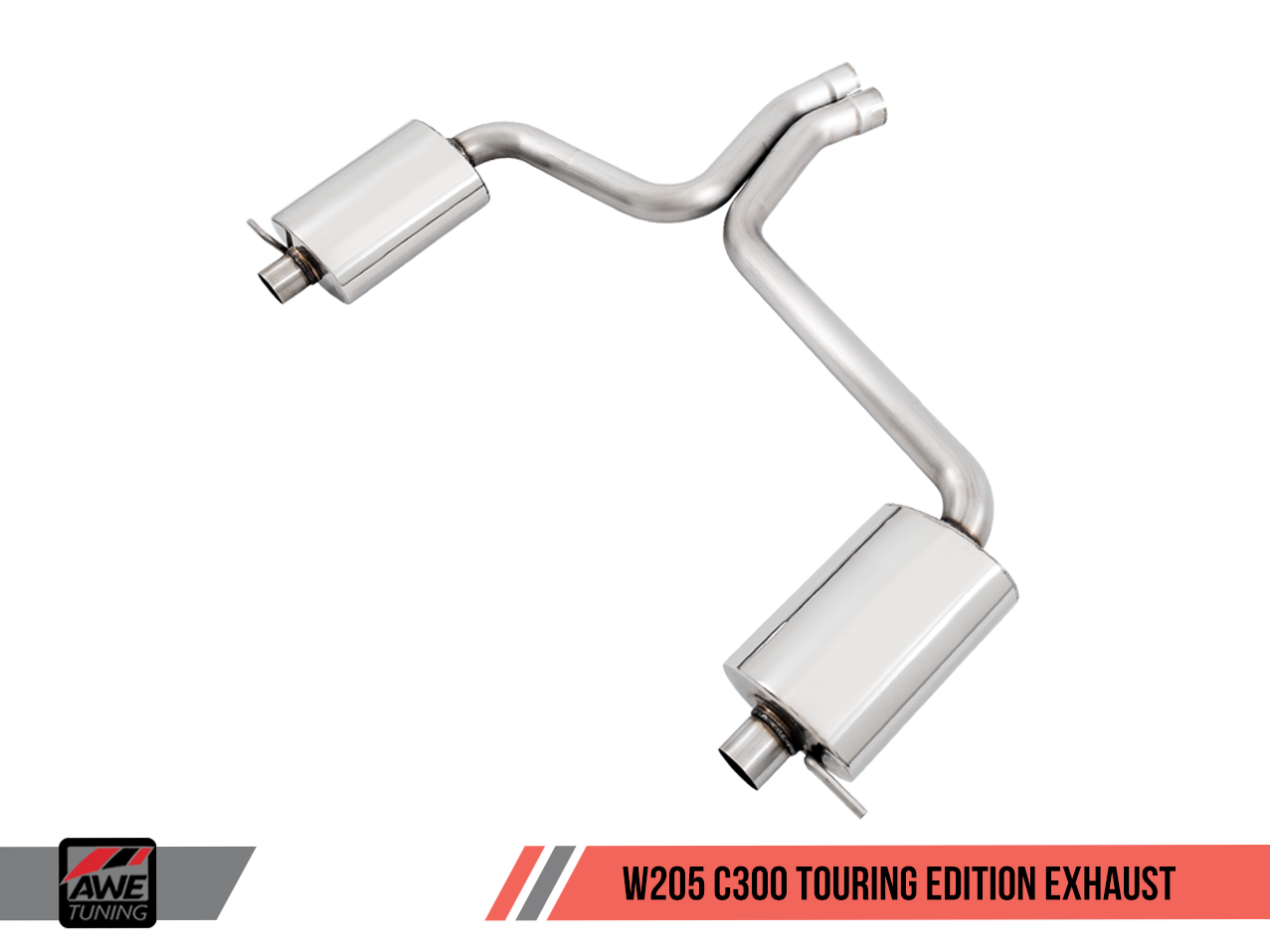 AWE Touring Edition Exhaust for Mercedes-Benz W205 C300