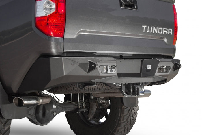 Addictive Desert Designs 2014+ Toyota Tundra Stealth Fighter Rear Bumper w/ Backup Sensor Cutouts