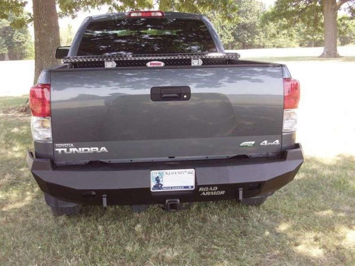 Road Armor 07-13 Toyota Tundra Stealth Rear Winch Bumper - Tex Blk - 0