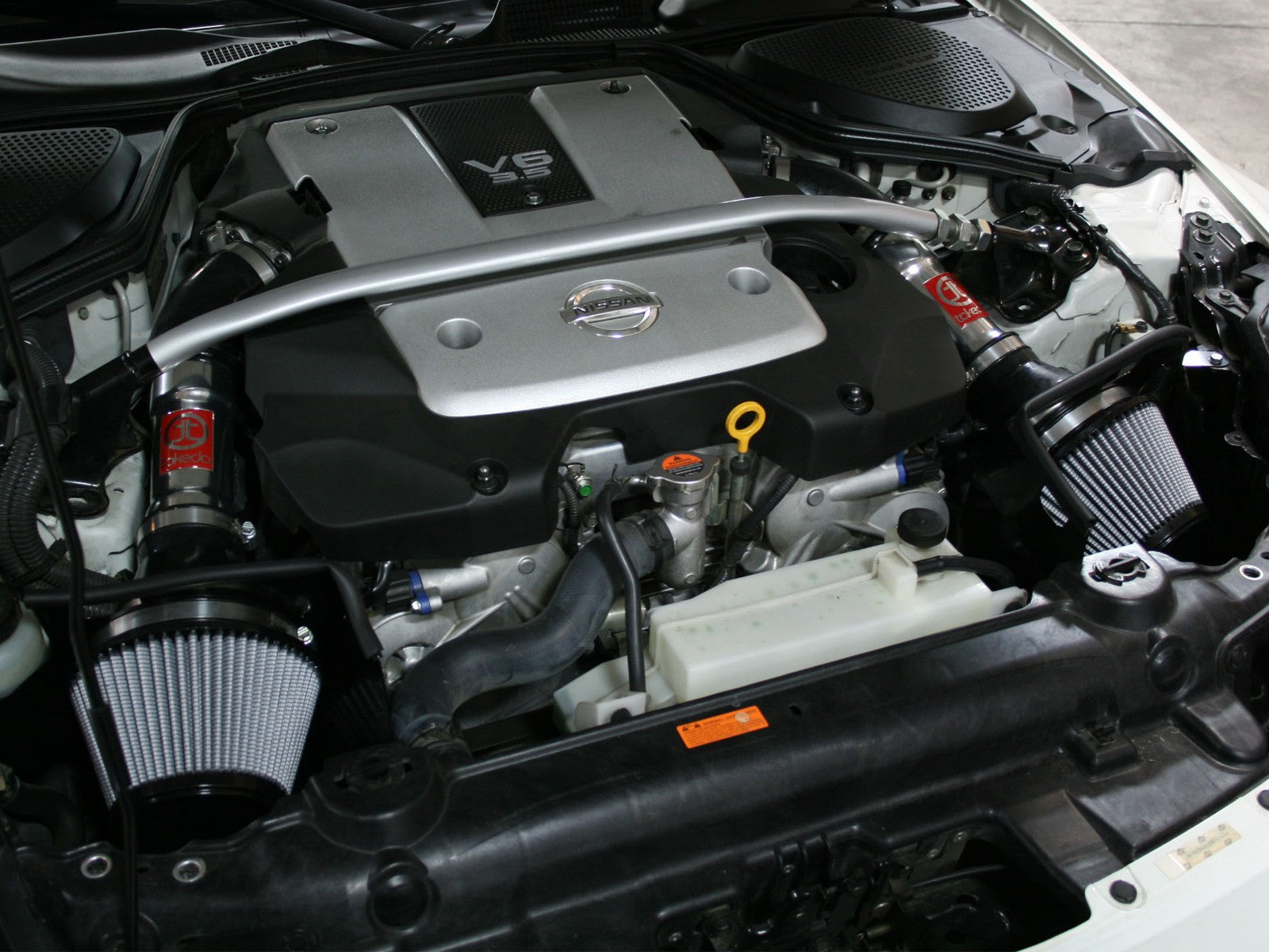 Takeda Stage-2 Cold Air Intake System w/ Pro DRY S Media Polished Nissan 350Z 07-08 V6-3.5L VQ35HR - 0