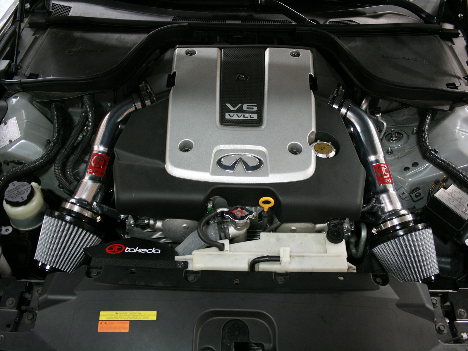 Takeda Stage-2 Cold Air Intake System w/ Pro DRY S Media Polished Infiniti G37 08-13/Q60 14-15 V6-3.7L (VQ37VHR) - 0