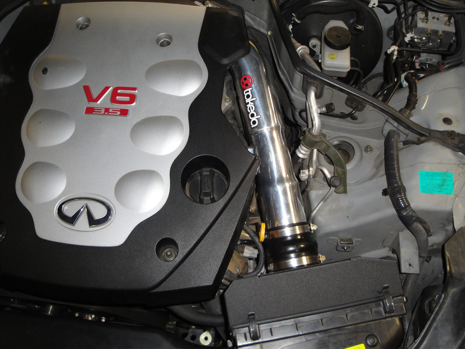 Takeda Stage-2 Cold Air Intake System w/ Pro DRY S Media Polished Infiniti G35 03-06 V6-3.5L