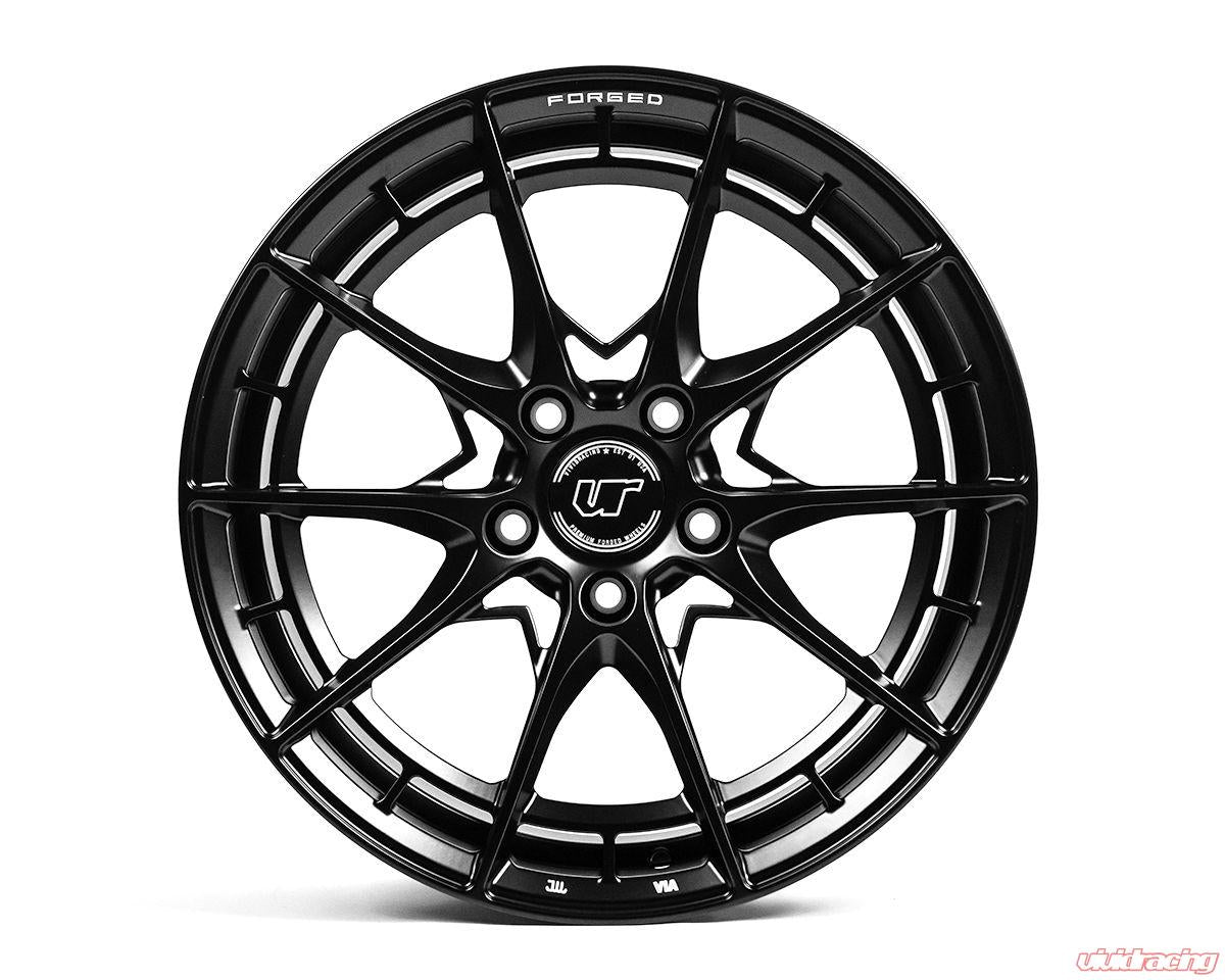 VR Forged D03-R Wheel Package Audi A3 S3 | VW Golf MK7 18x8.5 Matte Black - 0