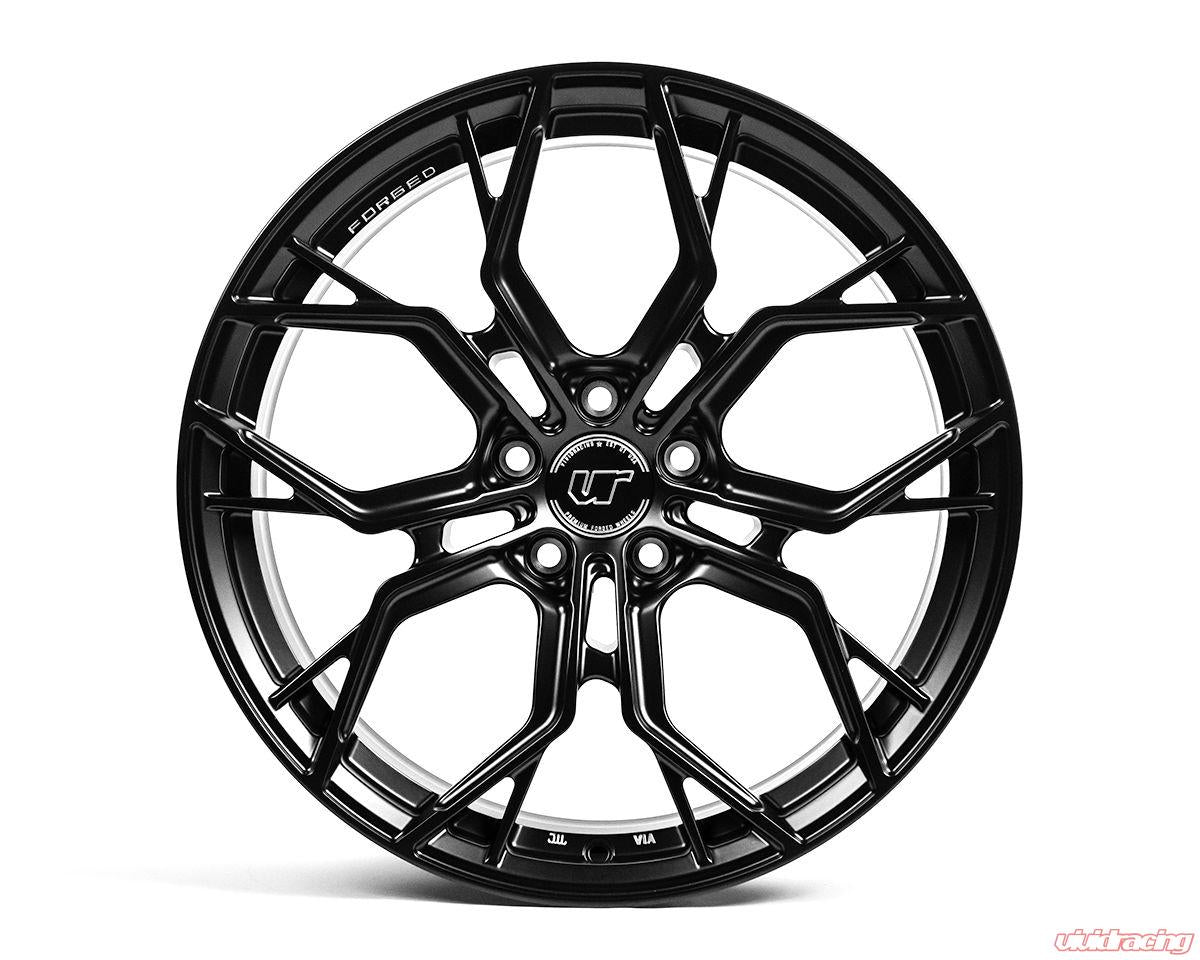 VR Forged D05 Wheel Package Audi A4 S4 B8 B9 19x9.5 Matte Black - 0