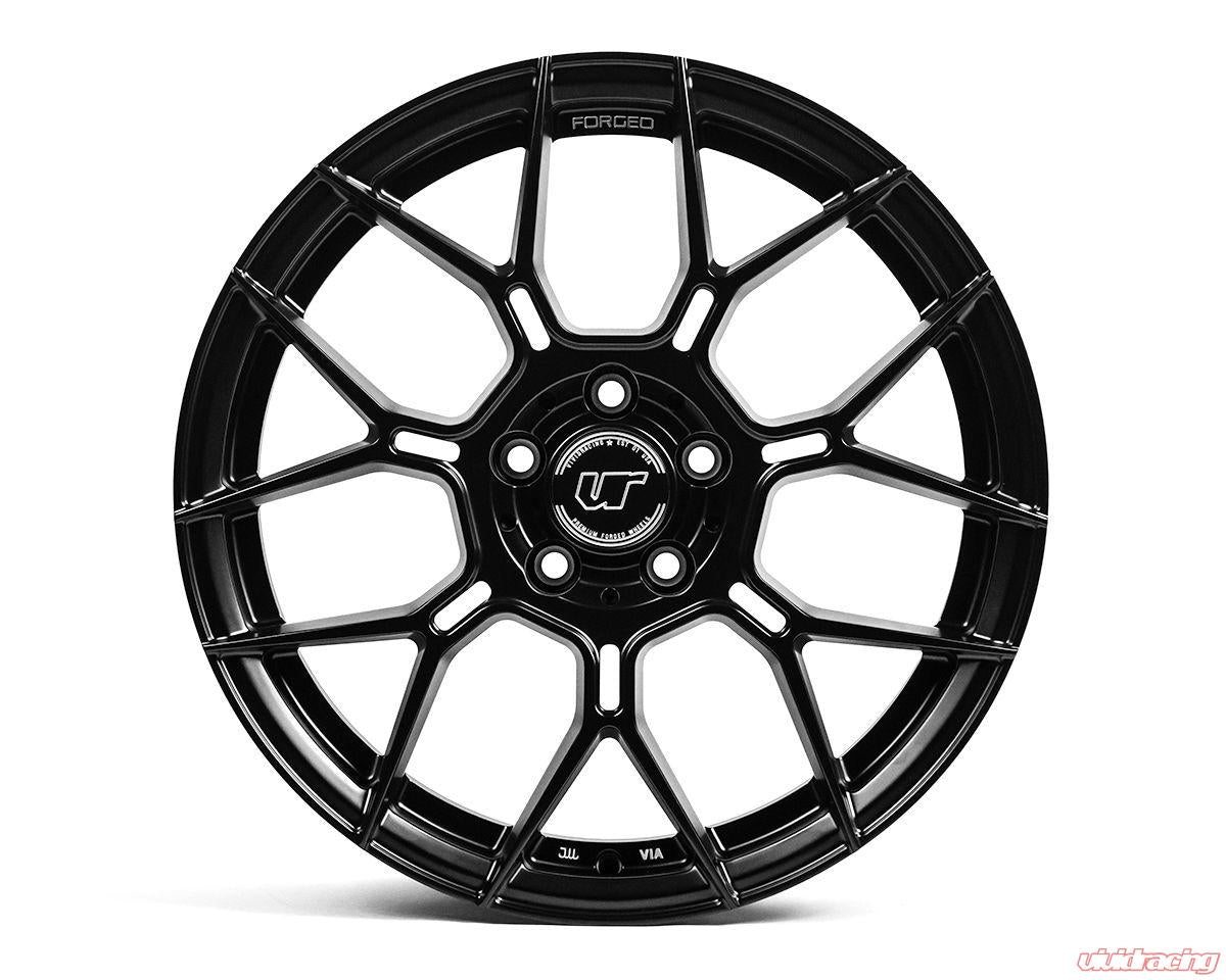 VR Forged D09 Wheel Package Audi A3 S3 | VW Golf MK7 18x8.5 Matte Black - 0