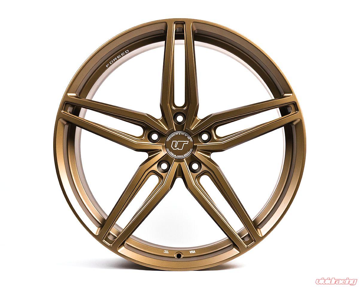 VR Forged D10 Wheel Package Porsche Taycan 22x10 22x11.5 Satin Bronze - 0