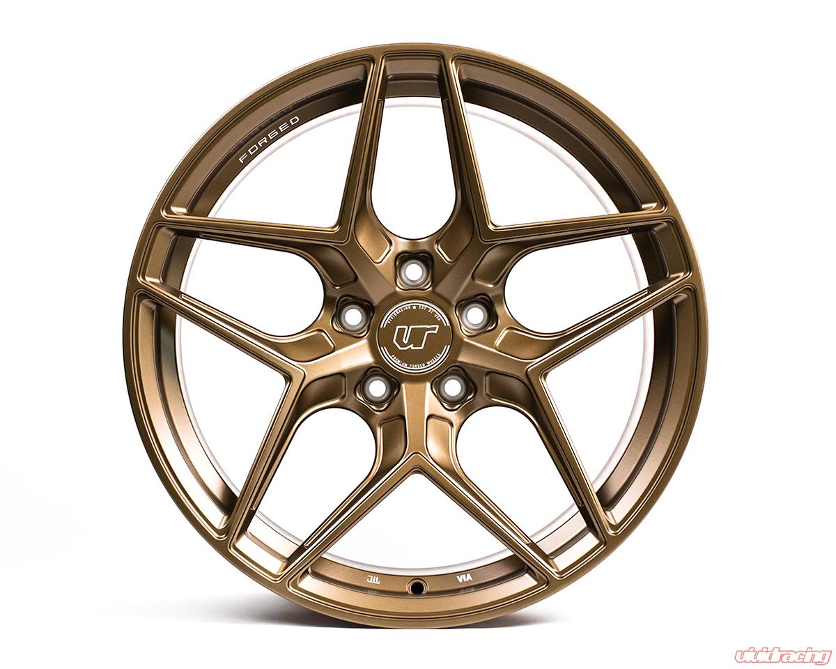 VR Forged D04 Wheel Package Subaru WRX STI 18x9.5 Satin Bronze - 0