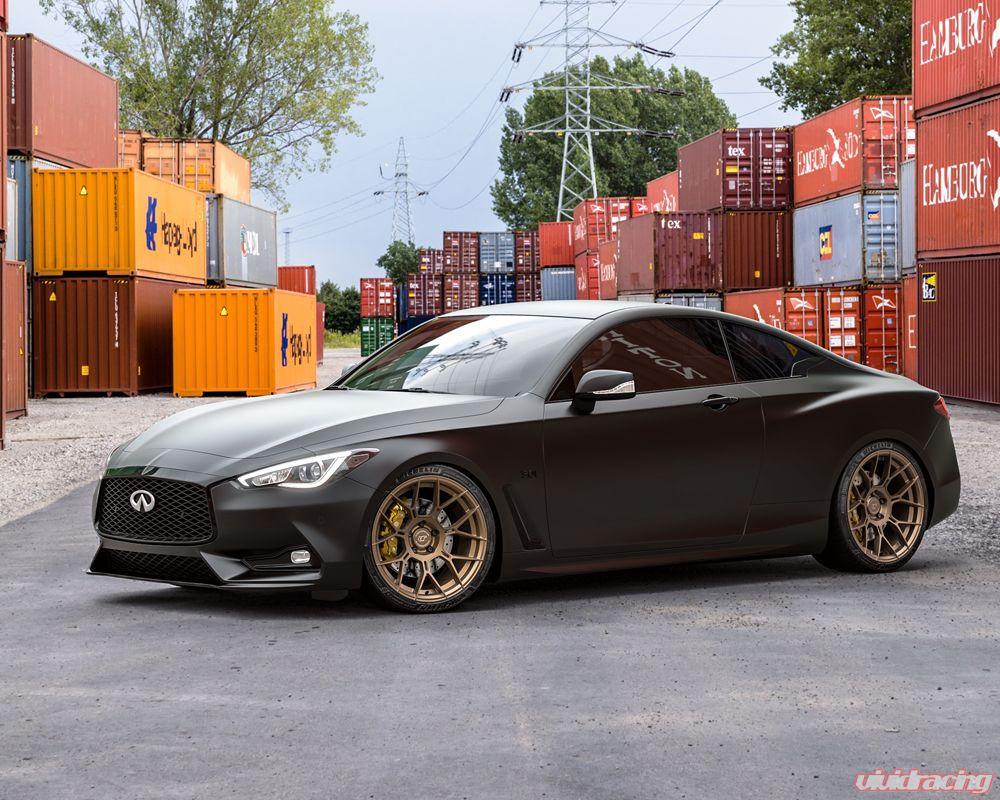 VR Forged D09 Wheel Package Infiniti Q60 Q50 20x9.5 20x10.5 Satin Bronze